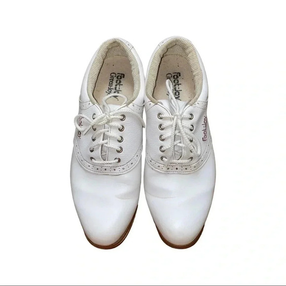 FootJoy Green-Joys White Comfort Golf Shoes48717 Size 8.5